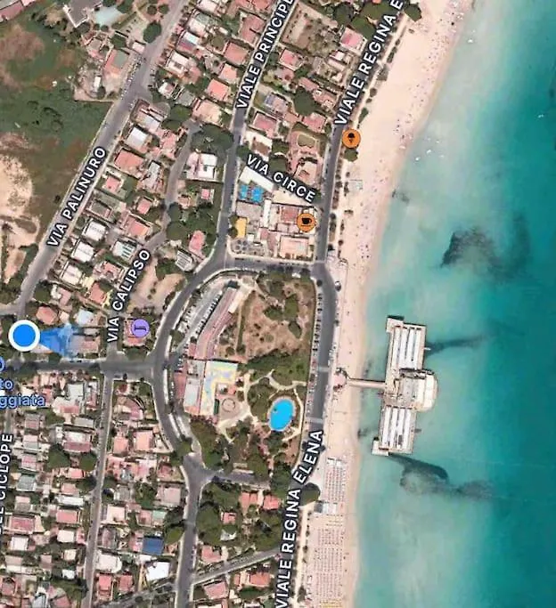 Villa Mia Mondello, 200M To Beach, Private Parking Palermo Italy